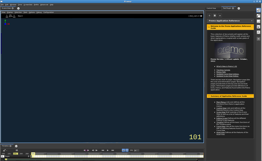 Integrated Help screen shot