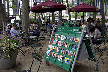 Bryant Park reading room